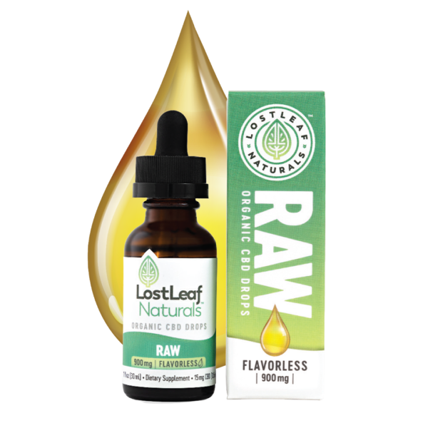 Raw | 900mg CBD Drops (Flavorless)