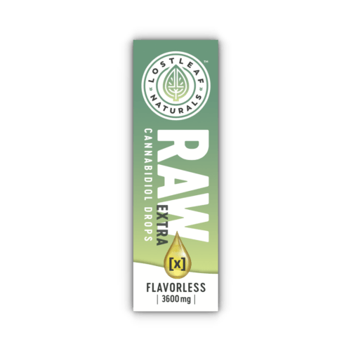 Raw 3,600mg CBD Drops (Flavorless)